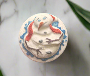 “Melty Snowman” Shape Bubble Bath Bomb [Assorted]