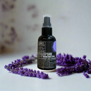 “Travel Size Magnesium Body Lotion" - {Go To Sleep Babe) French Lavender + Chamomile 2oz